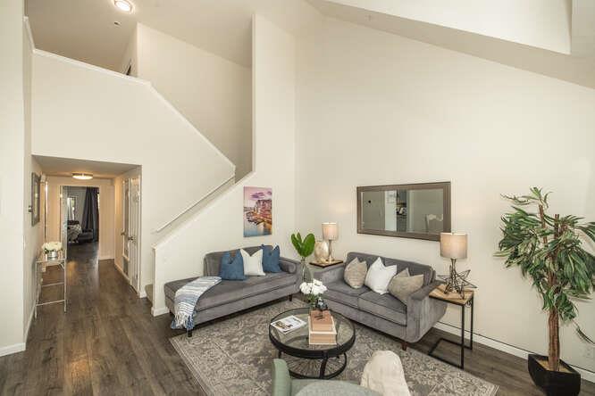 2601 Willowbrook Lane, Unit 6 Aptos, CA 95003 - Photo 14 of 43 a living room with furniture and a potted plant