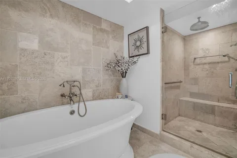 a view of a city with tall buildings