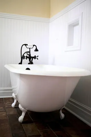 a view of a sink in a room