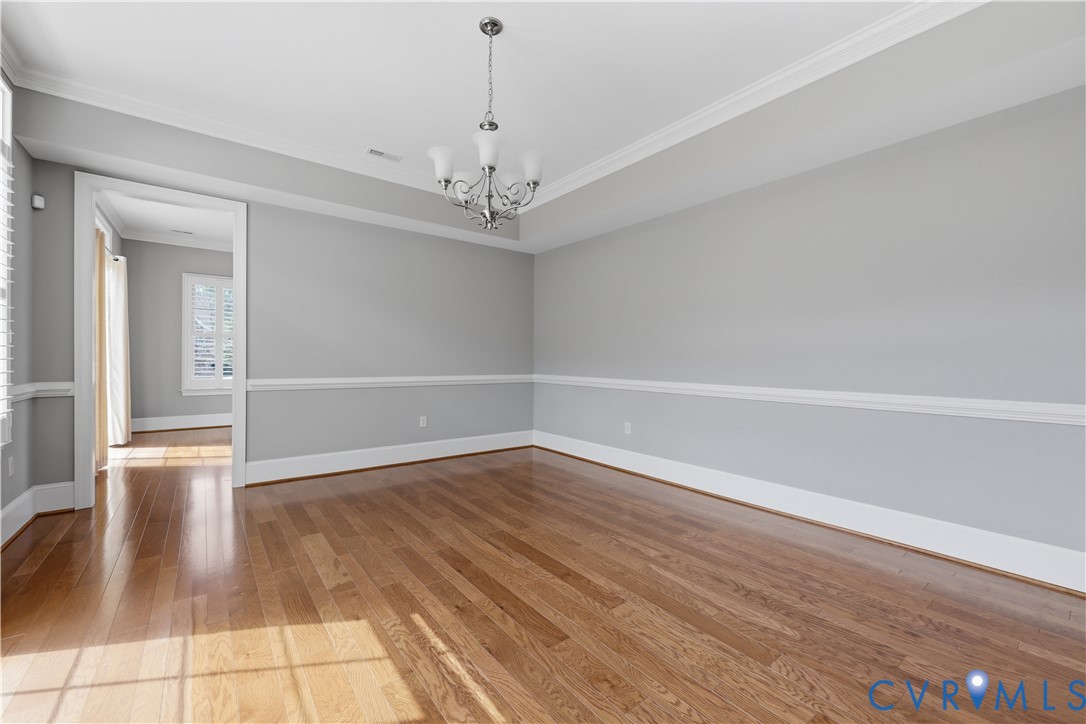 453 Bel Bridge Circle Midlothian, VA 23113 - Photo 11 of 39 Custom trim, beautiful hardwood floor & door to th