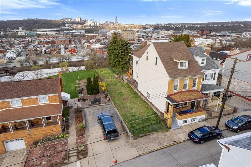 2415 Leticoe Street Pittsburgh, PA 15203 - Photo 1 of 17 an aerial view of a house with a garden