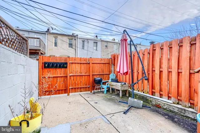 front view of a brick building