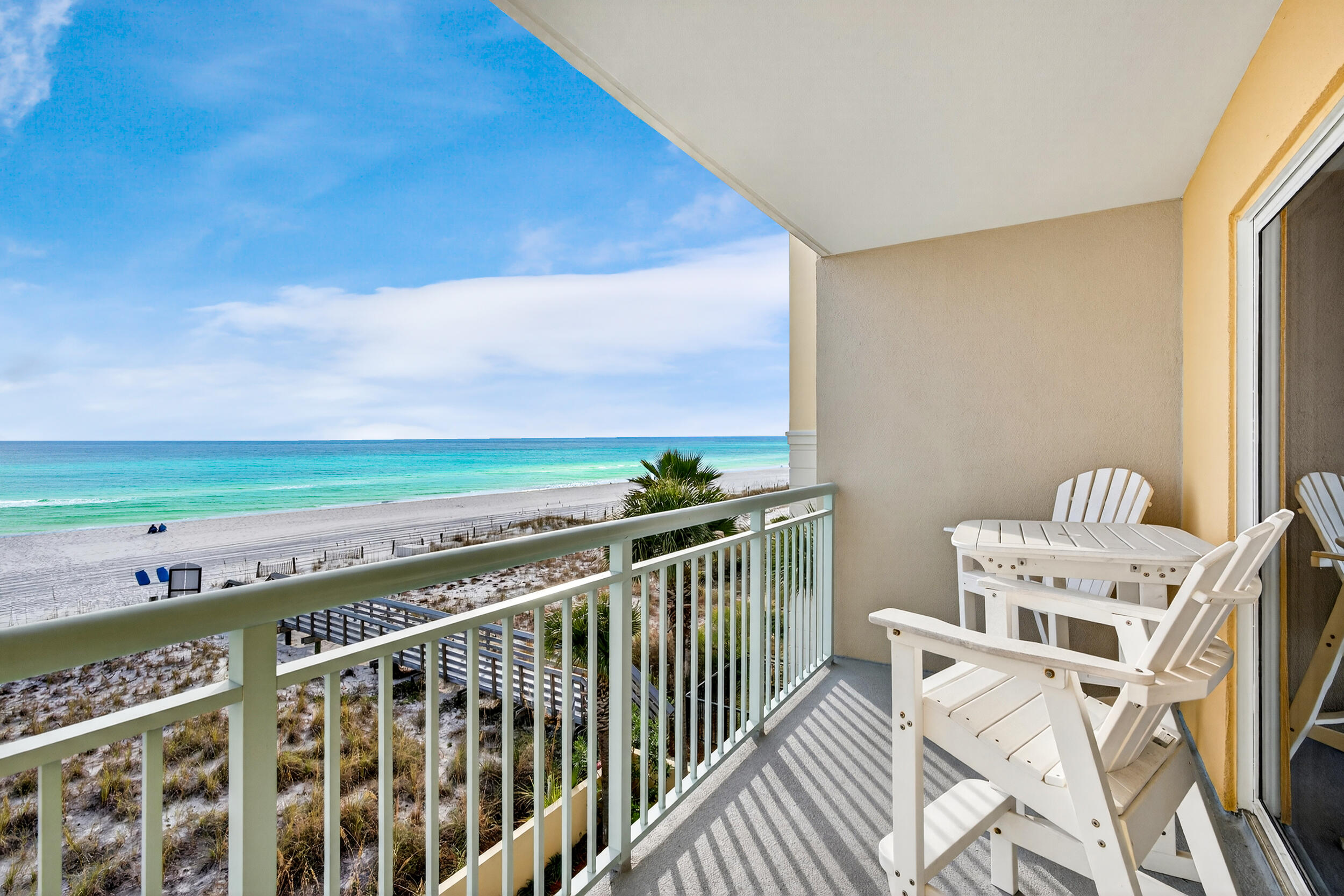 866 Santa Rosa Boulevard, Unit 317 Fort Walton Beach, FL 32548 - Photo 25 of 46 a view of a balcony with wooden floor and outdoor space