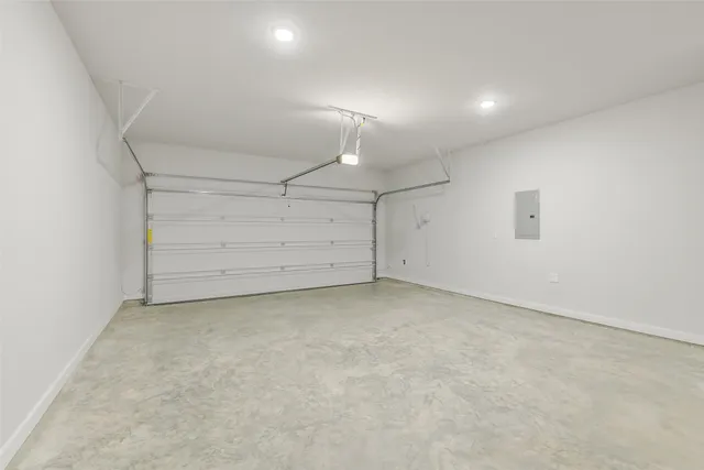 a view of a room with an empty space