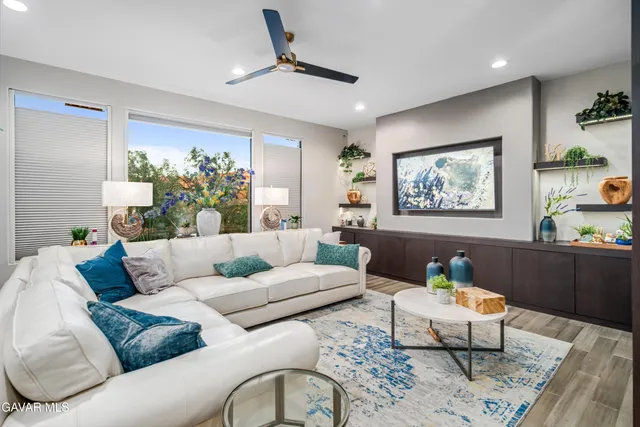 a view of a balcony with an ocean view