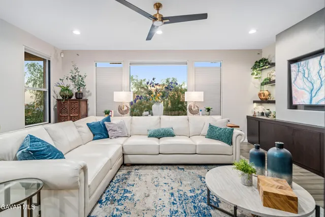 a view of a balcony with city view