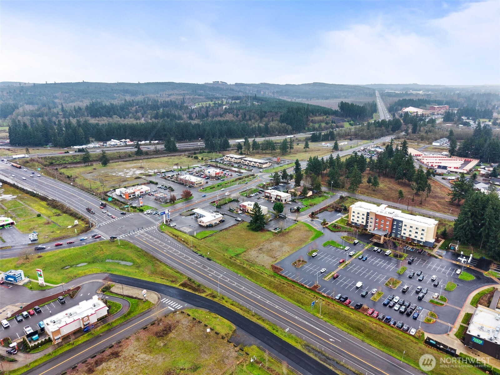 18821 Guava Street Southwest Rochester, WA 98579 - Photo 26 of 28 a view of a lake with a city