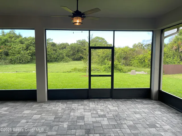 a view of two ocean view from a balcony