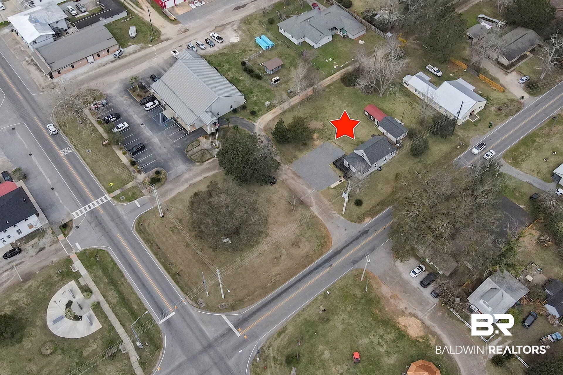 22051 Broad Street Silverhill, AL 36576 - Photo 19 of 28 Bird's eye view