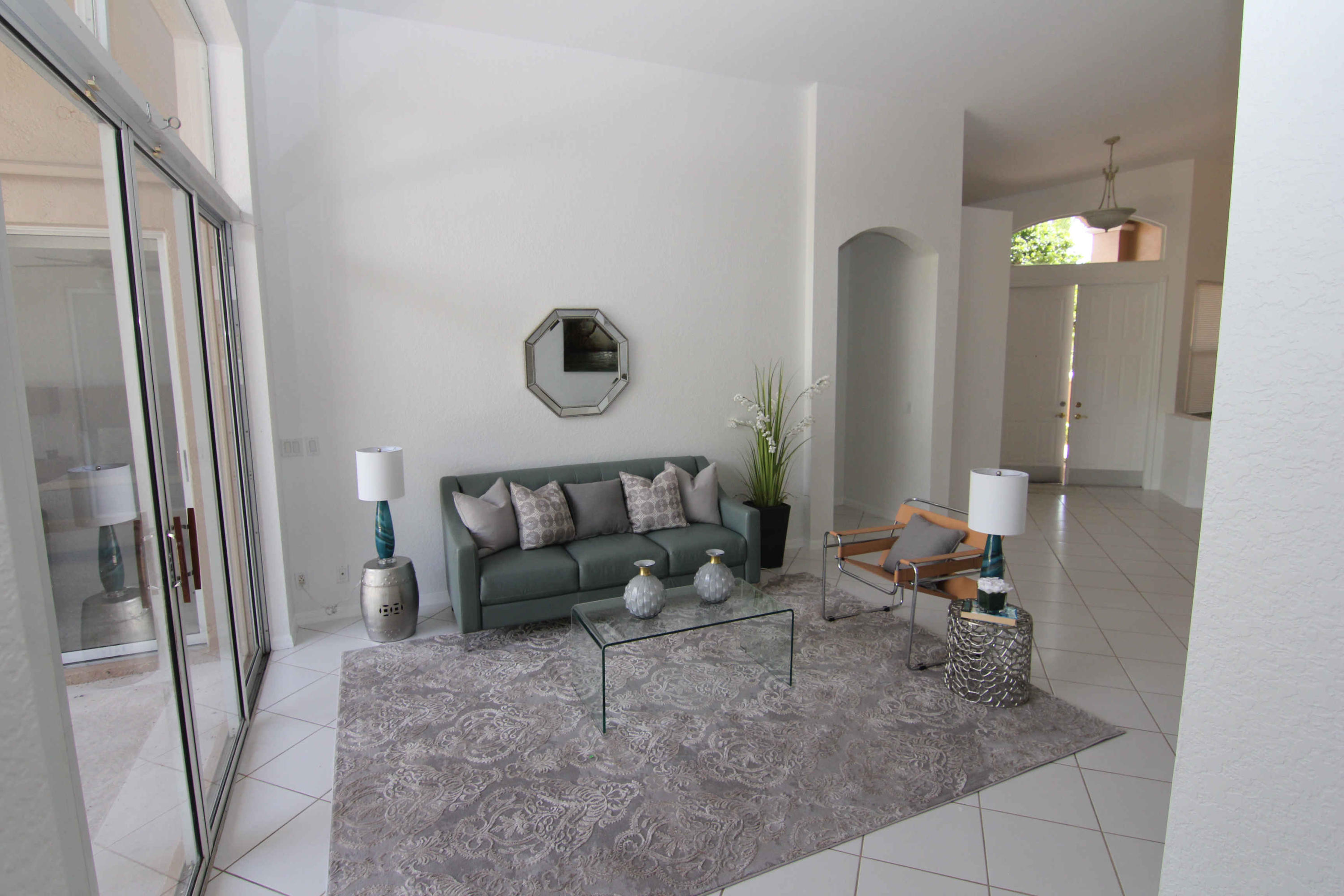 18705 Sea Turtle Lane Boca Raton, FL 33498 - Photo 3 of 27 Living Room - High Ceilings!