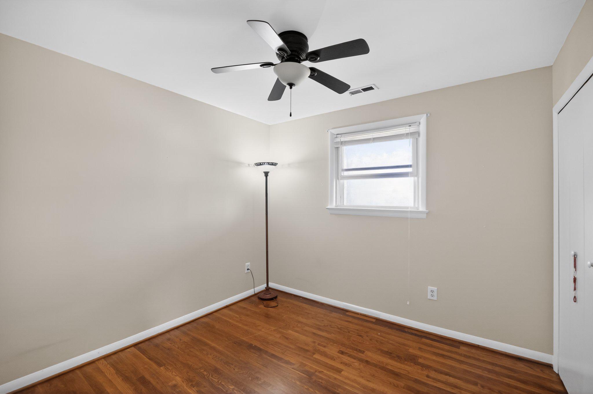 7391 Baldwin Ridge Road Warrenton, VA 20187 - Photo 17 of 31 Bedroom with ceiling fan and hardwood floors