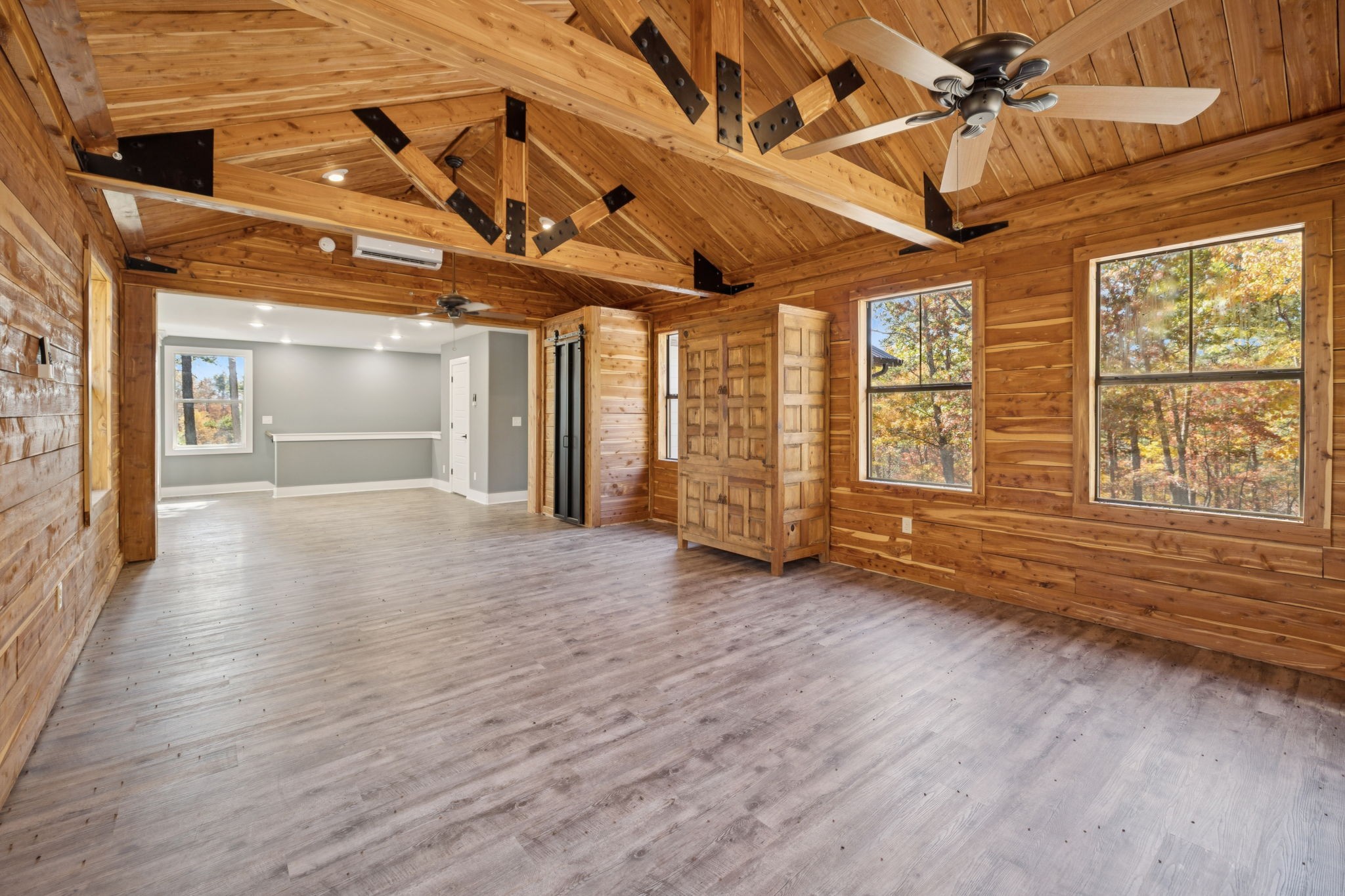 1529 Pea Ridge Road Liberty, TN 37095 - Photo 10 of 53 a view of an empty room with wooden floor and a window