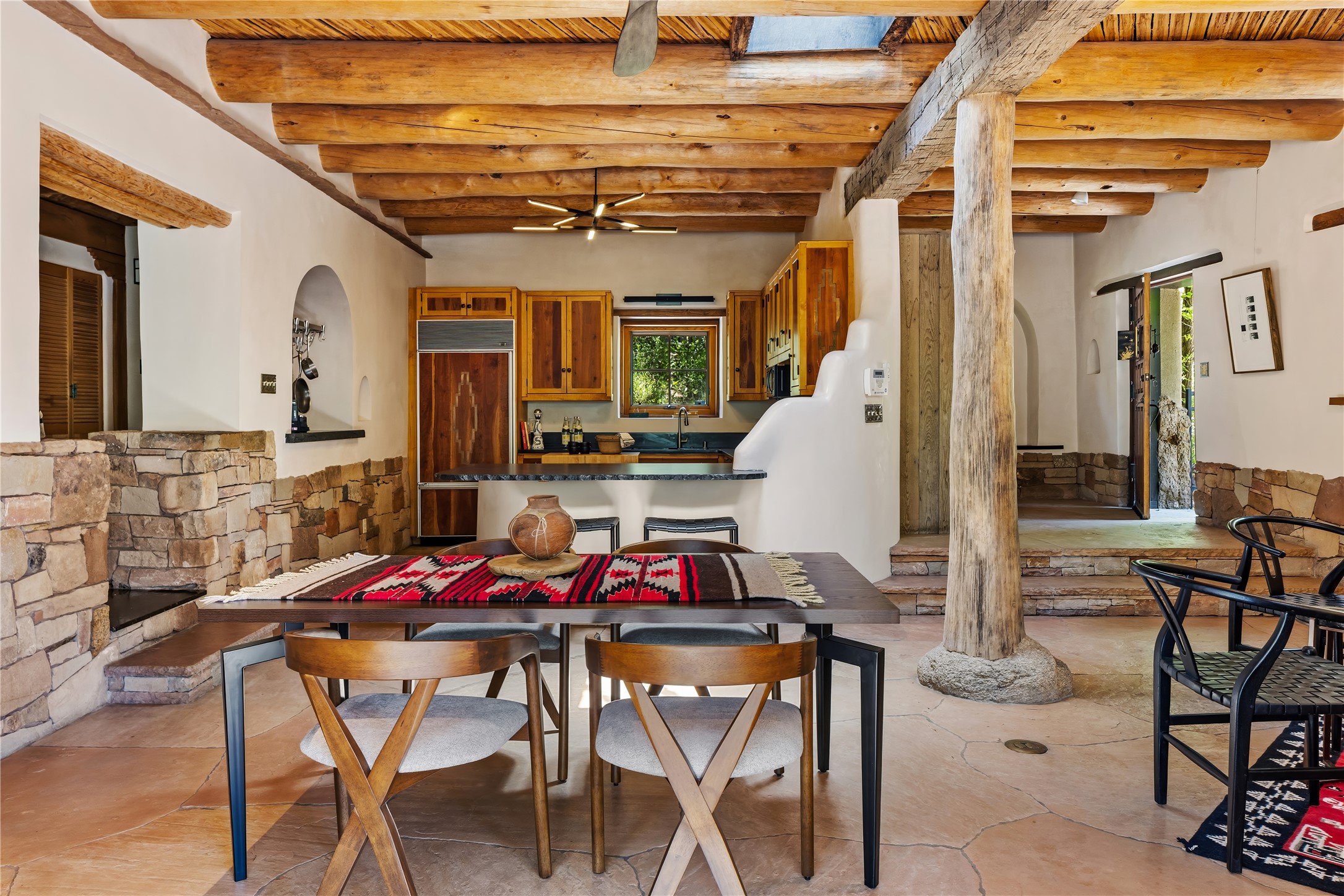 1330 Bishops Lodge Road Santa Fe, NM 87506 - Photo 6 of 54 Dining into Kitchen