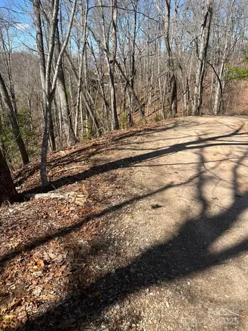 a backyard of a building