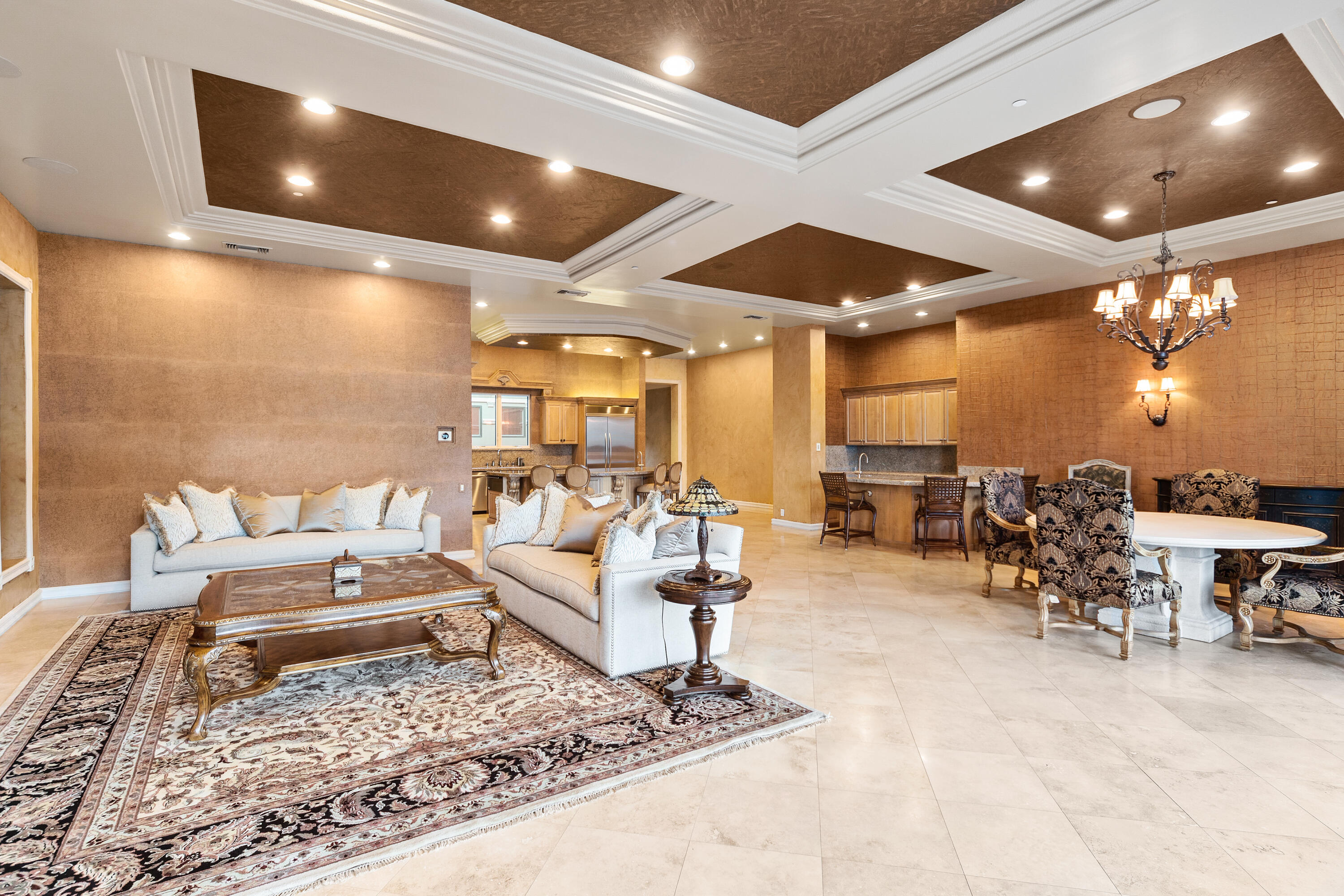 217 Via Veneto Rancho Mirage, CA 92270 - Photo 45 of 66 a living room with lots of furniture and white walls