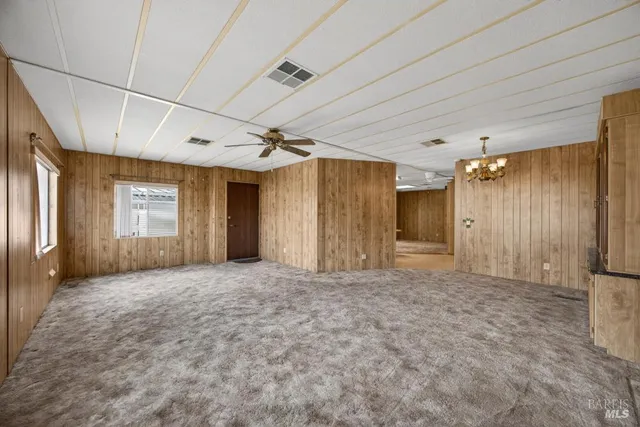 a view of an empty room