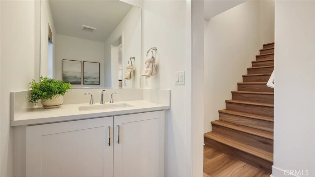 1829 Lychee Street Fullerton, CA 92833 - Photo 9 of 23 a bathroom with a sink and a mirror