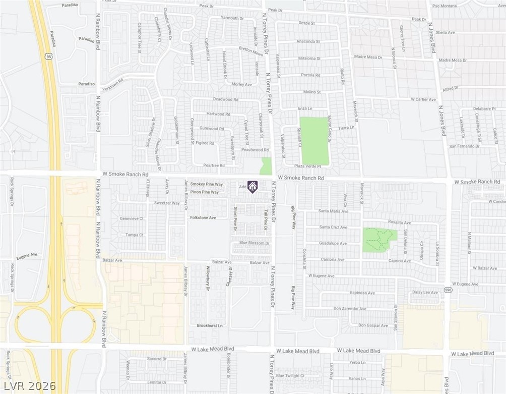 6433 Addely Drive Las Vegas, NV 89108 - Photo 25 of 27 Map of property with streets / nearby areas