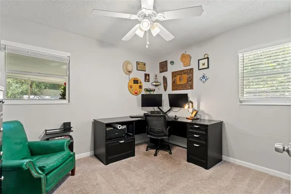 a room with furniture and a window