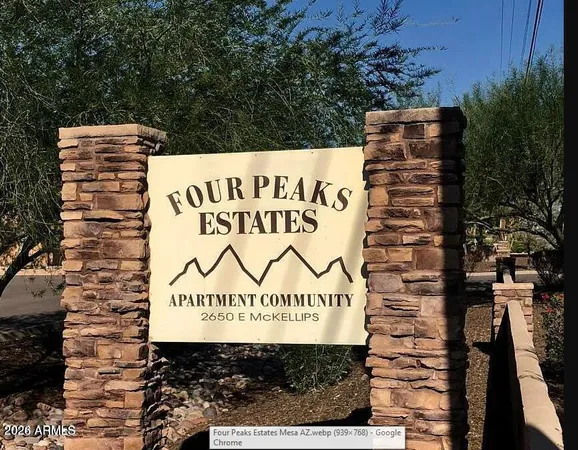 $1,200 | 2650 East McKellips Road, Unit 211, Mesa, AZ 85213