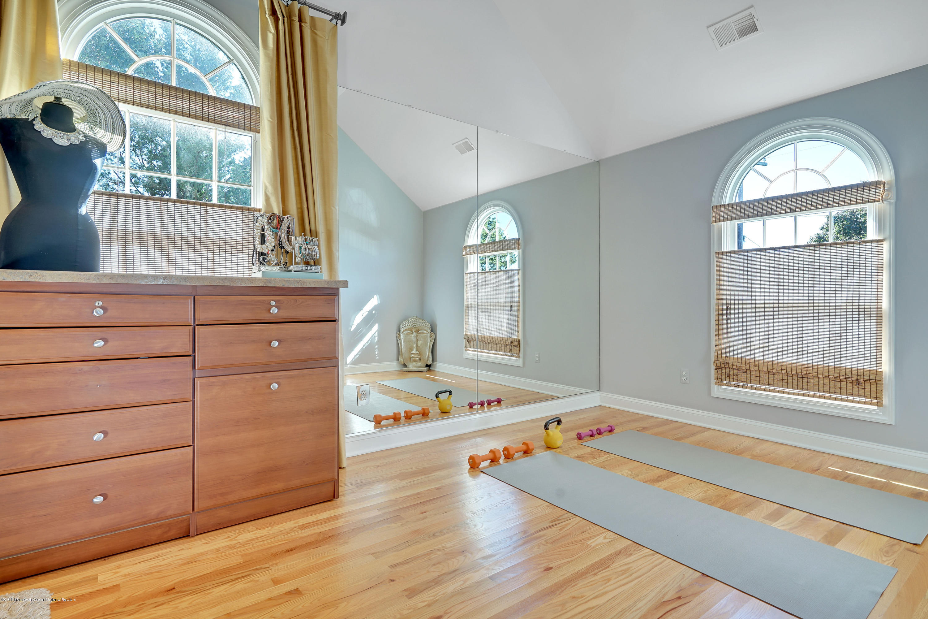 3305A River Road, Unit B Point Pleasant, NJ 08742 - Photo 44 of 56 a living room with furniture and a large window