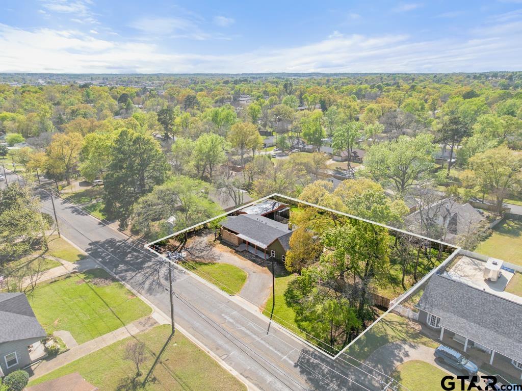 2819 New Copeland Road Tyler, TX 75701 - Photo 35 of 39 an aerial view of a house with a yard