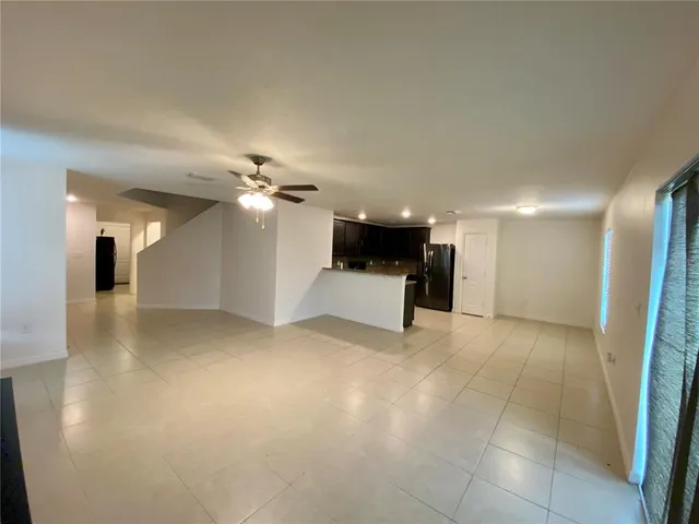 a view of a livingroom with a chandelier