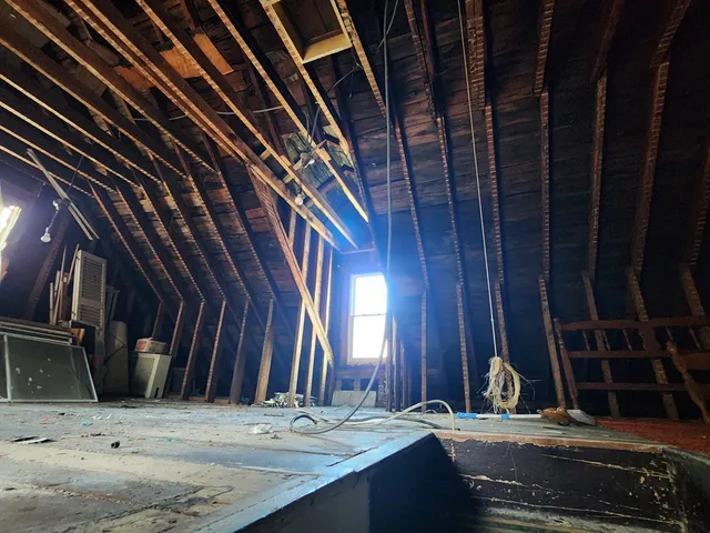 a view of water heater room