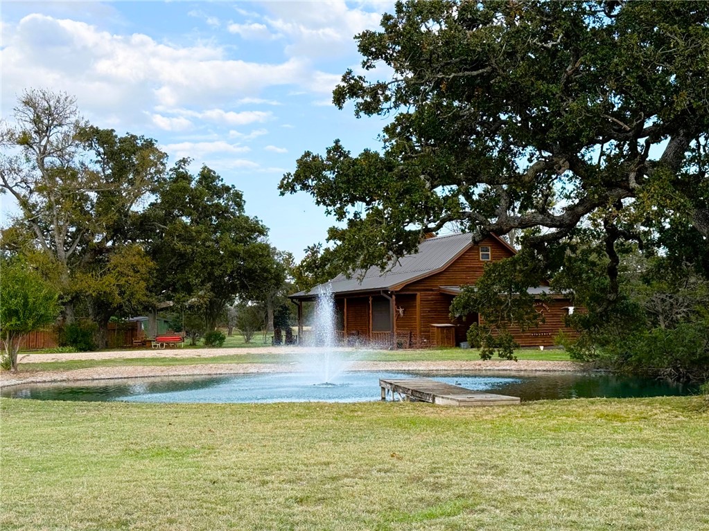 10794 Farm To Market 2159 Calvert, TX 77837 - Photo 30 of 46 View of cabin and pond