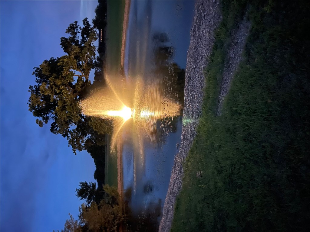 10794 Farm To Market 2159 Calvert, TX 77837 - Photo 32 of 46 Pond with aerator at night