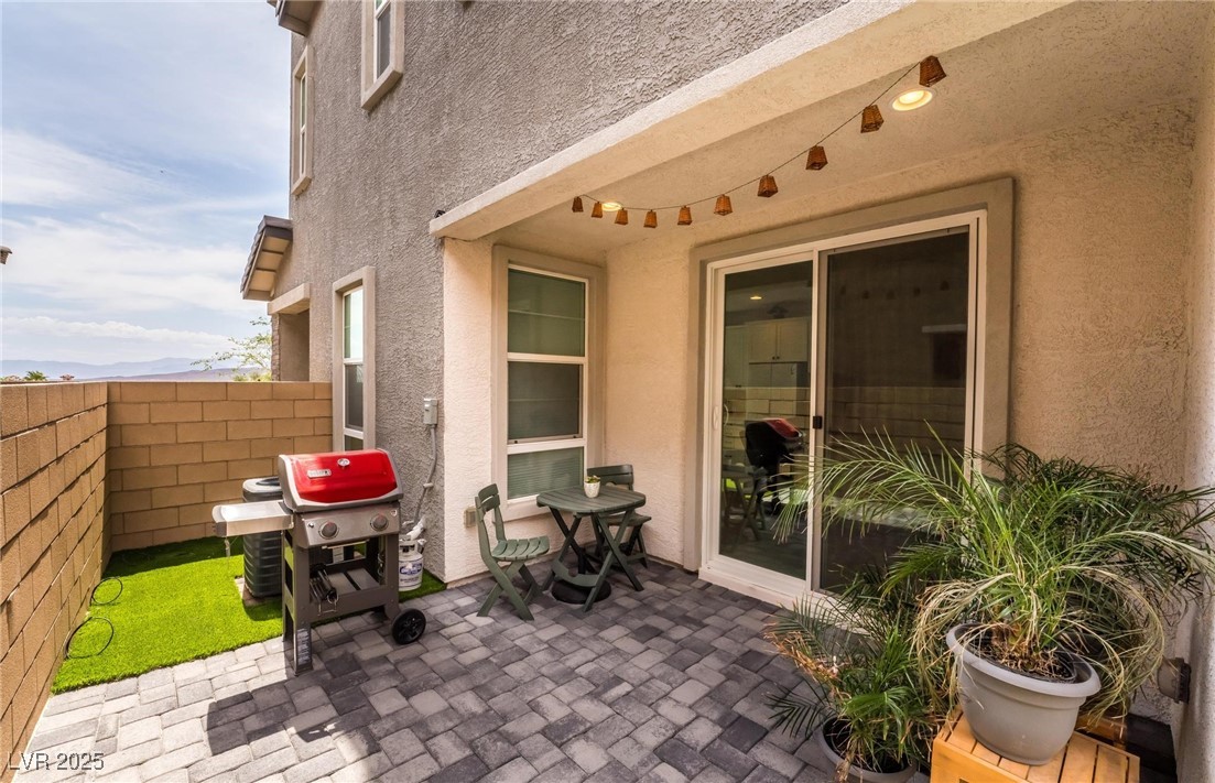 128 Kimberlite Drive Henderson, NV 89011 - Photo 28 of 55 View of patio / terrace featuring grilling area