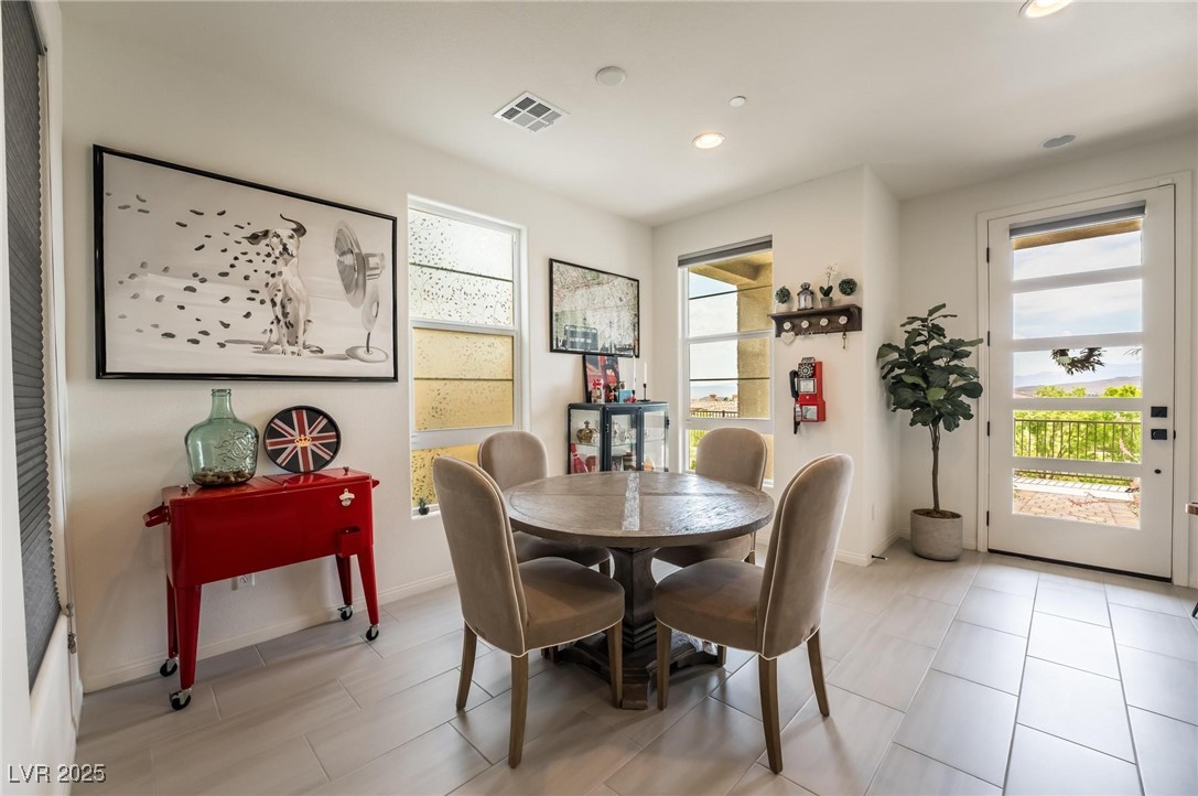 128 Kimberlite Drive Henderson, NV 89011 - Photo 9 of 55 Dining space with recessed lighting and baseboards