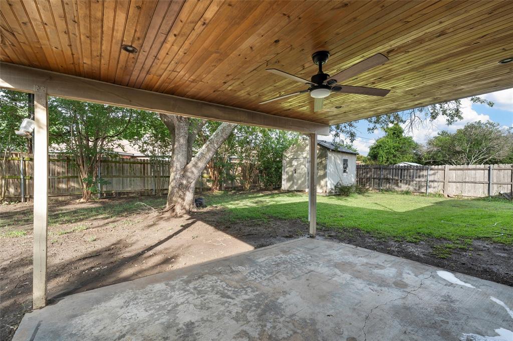 1010 December Drive Hewitt, TX 76643 - Photo 20 of 25 a view of a porch with couches and wooden fence