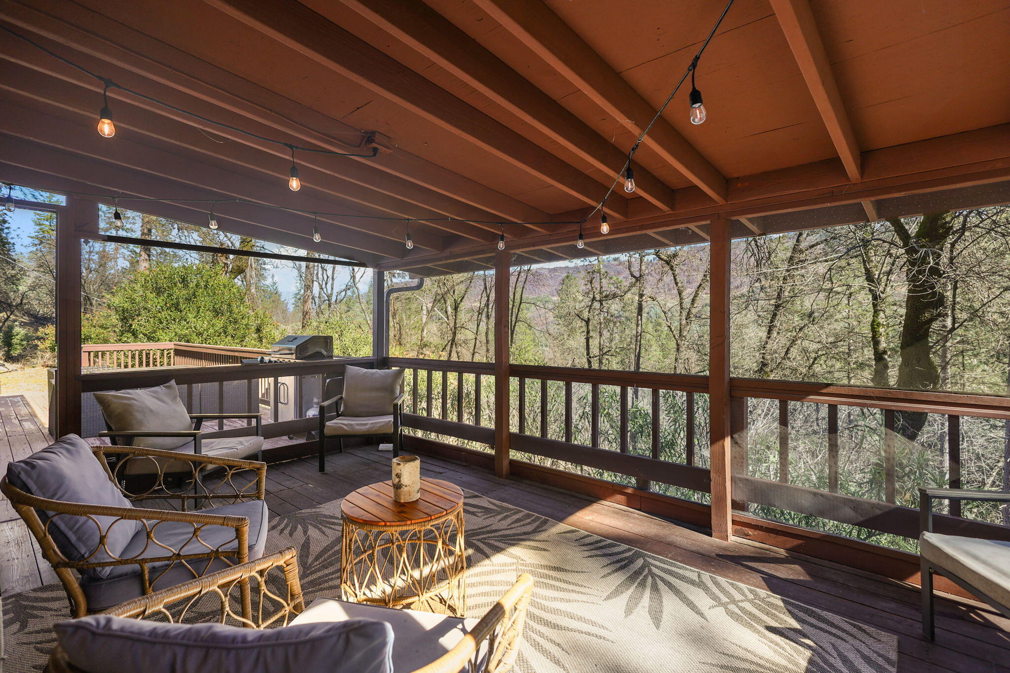18260 Racoon Drive Lakehead, CA 96051 - Photo 18 of 23 a view of a patio with wooden floor
