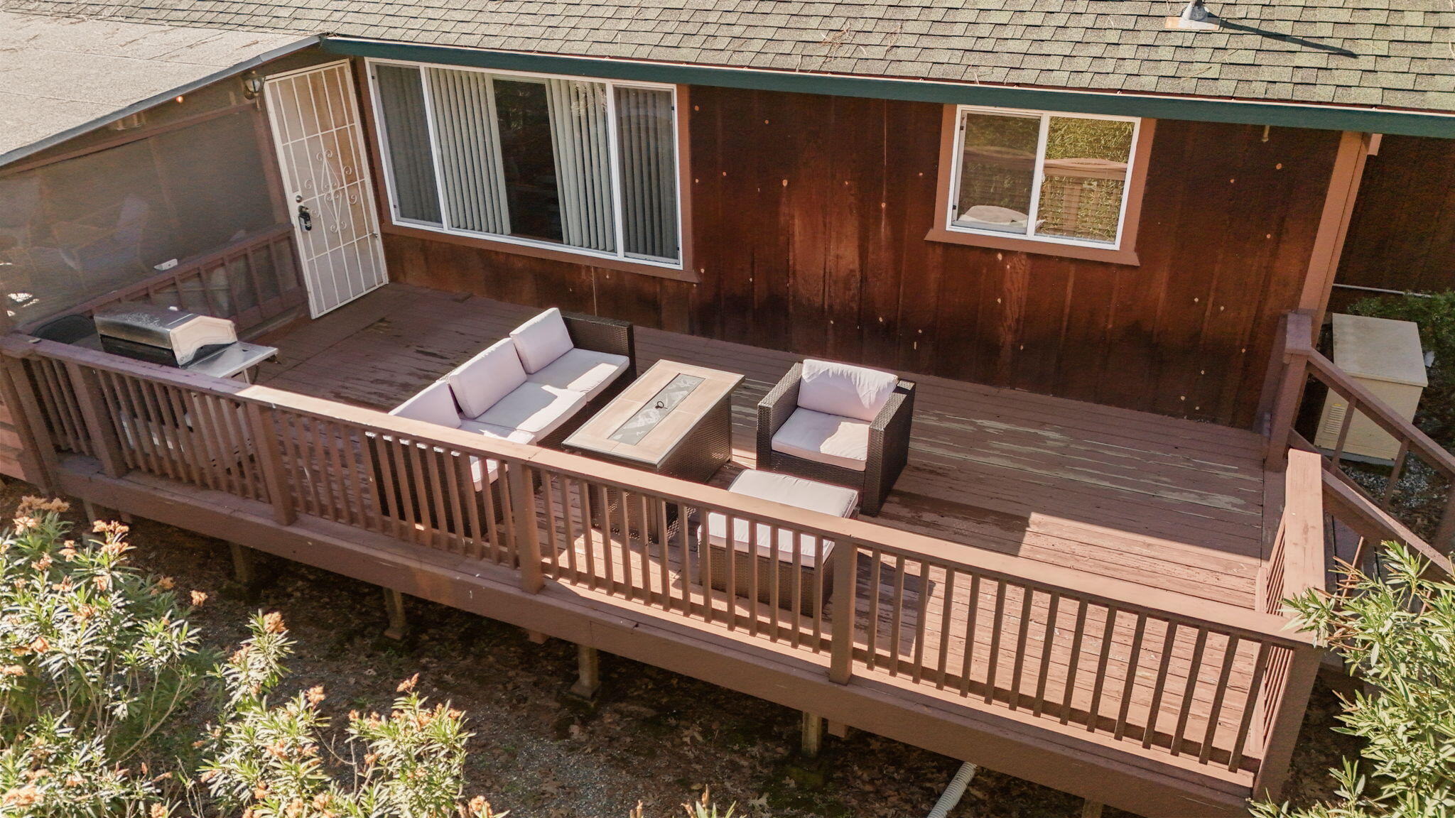 18260 Racoon Drive Lakehead, CA 96051 - Photo 20 of 23 a view of a house with wooden deck front door