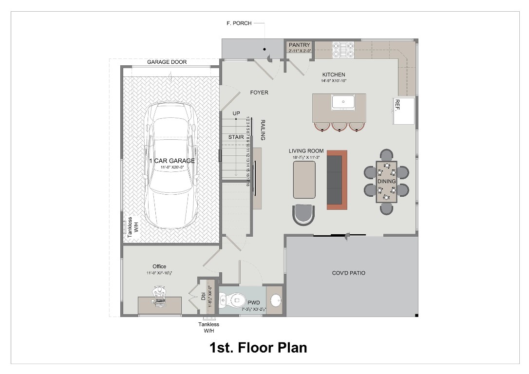 6407 Bradsher Drive, Unit 1 Austin, TX 78745 - Photo 3 of 23 a black and white photo of a living room