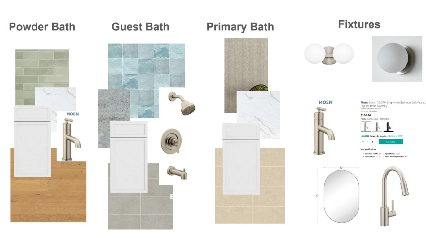 6407 Bradsher Drive, Unit 1 Austin, TX 78745 - Photo 7 of 23 a bathroom with a tub sink and mirror