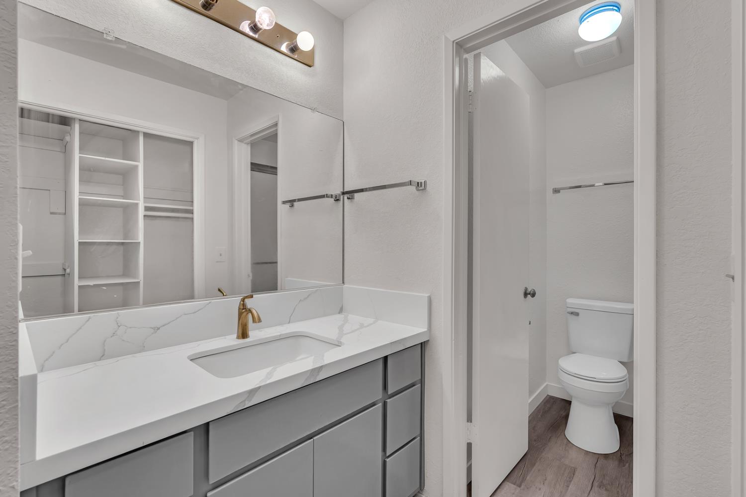 3350 M Street, Unit 74 Merced, CA 95348 - Photo 16 of 53 a bathroom with a sink toilet and shower