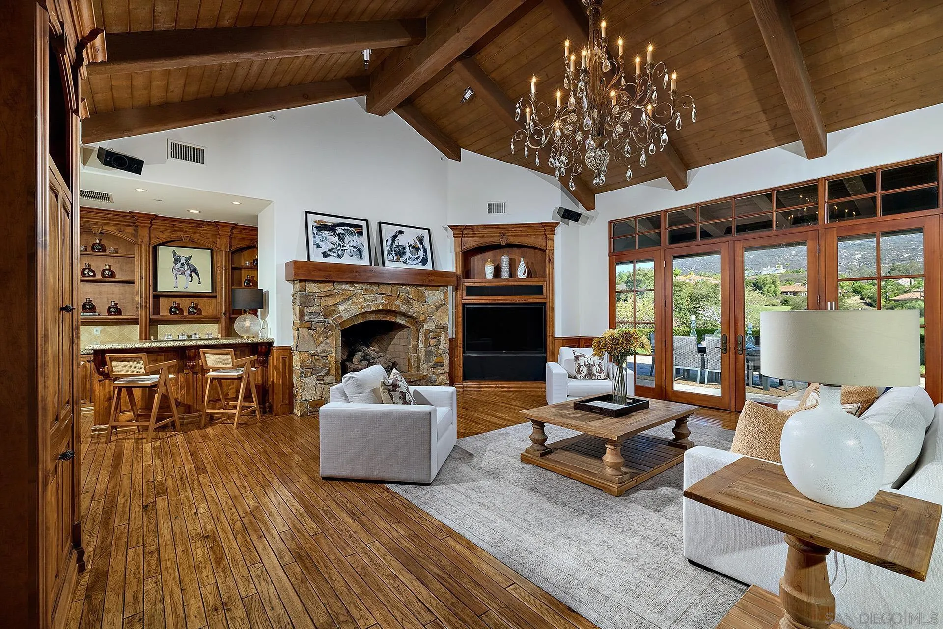 14155 Biscayne Place Poway, CA 92064 - Photo 14 of 56 a living room with furniture and a fireplace