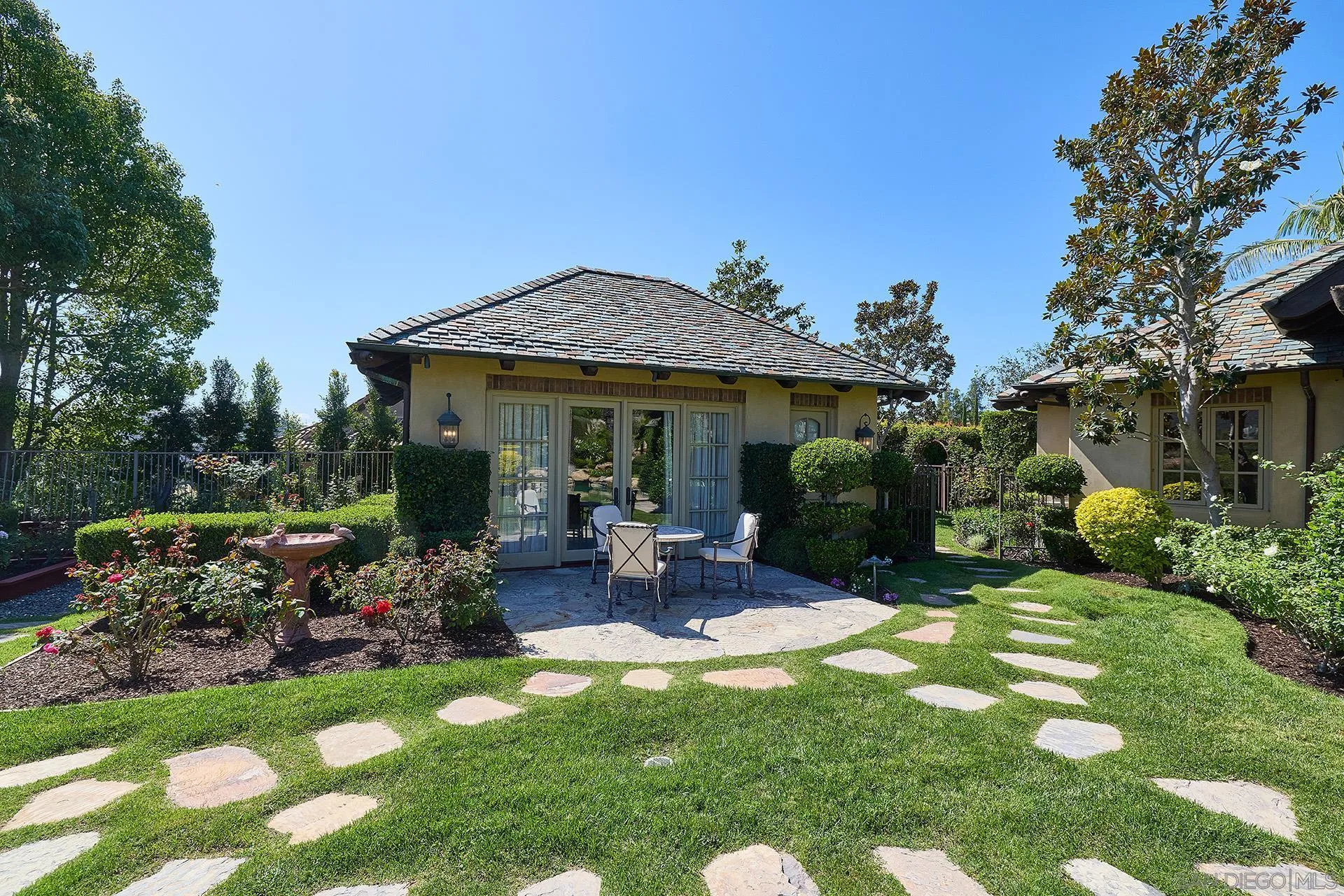 14155 Biscayne Place Poway, CA 92064 - Photo 42 of 56 a view of a house with backyard porch and sitting area