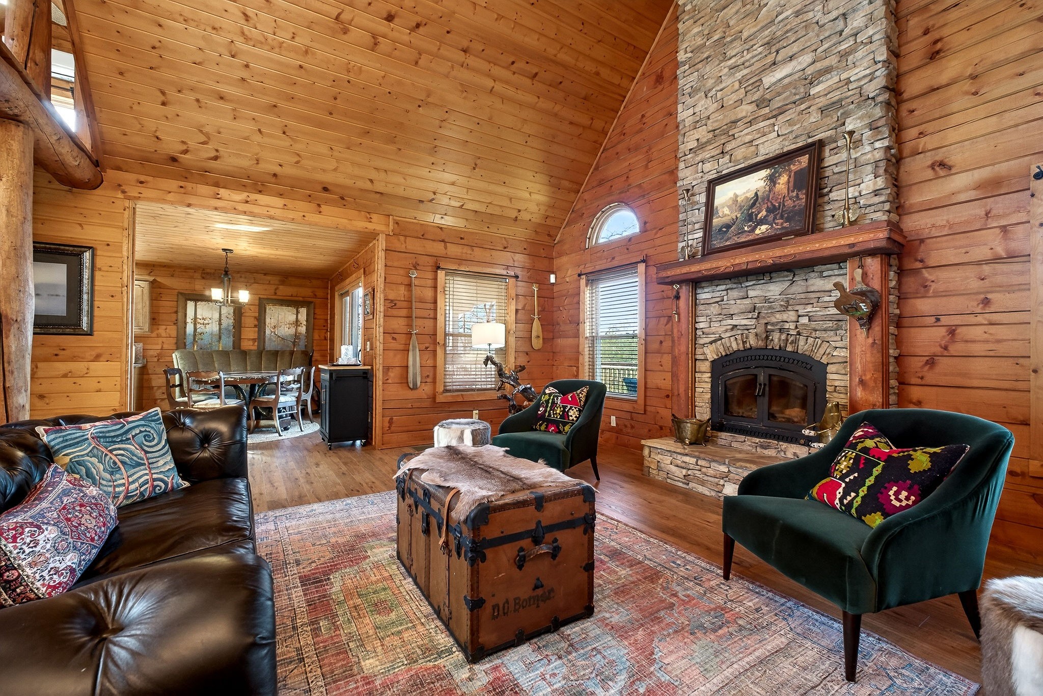 142 Rayahs Way Quebeck, TN 38579 - Photo 9 of 73 a living room with furniture and a fireplace