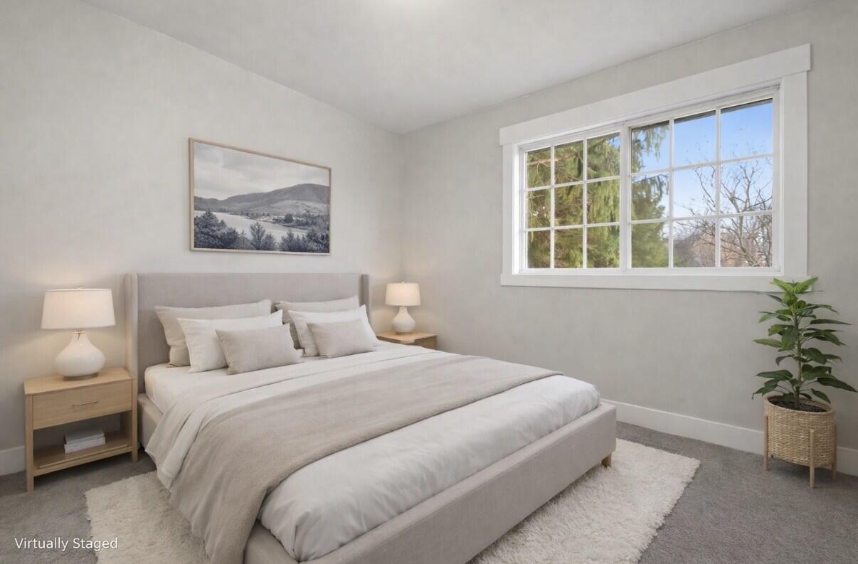 579 Fargo Road Westville, IN 46391 - Photo 15 of 35 a bedroom with a bed and a potted plant