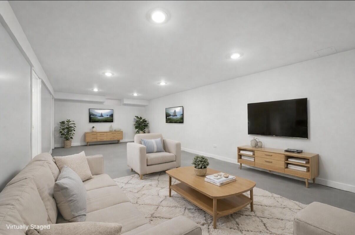 579 Fargo Road Westville, IN 46391 - Photo 23 of 35 a living room with furniture and a flat screen tv