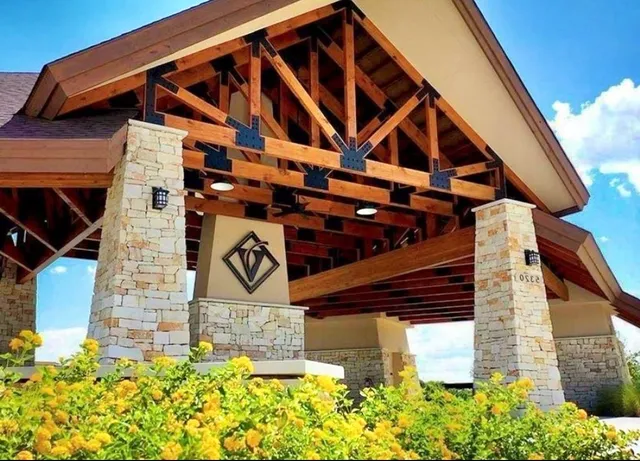 a view of a terrace with sitting area