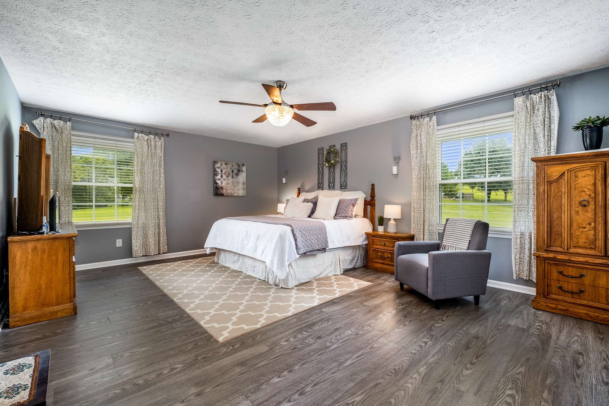 2144 Osburn Road Arrington, TN 37014 - Photo 25 of 51 a bedroom with a bed and a couch