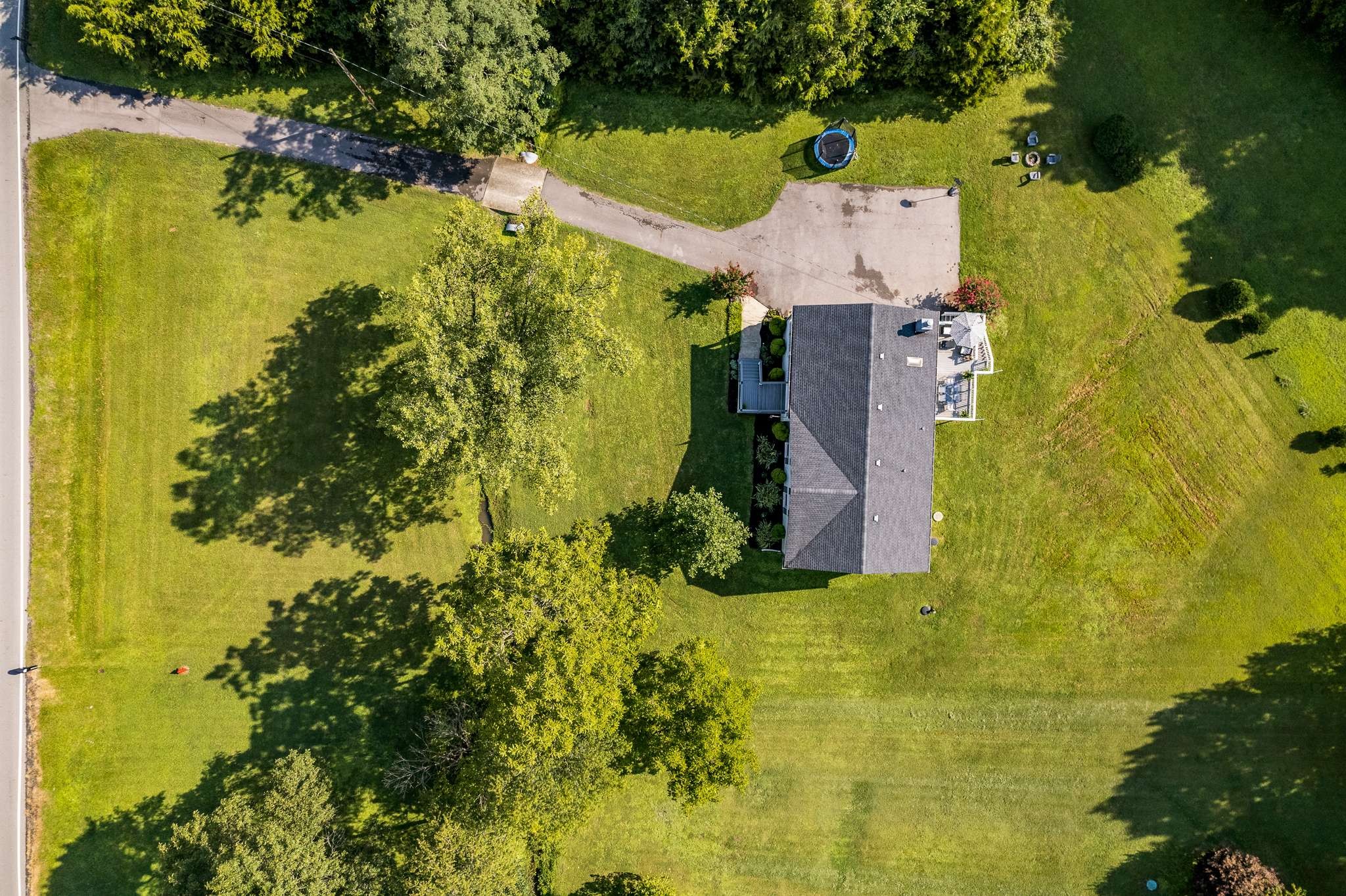 2144 Osburn Road Arrington, TN 37014 - Photo 49 of 51 a aerial view of a house with a yard basket ball court and outdoor seating