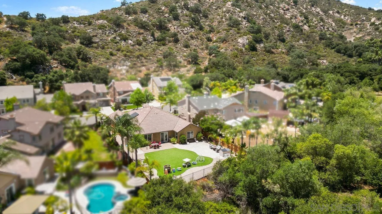 2928 Burnet Drive Escondido, CA 92027 - Photo 36 of 39 an aerial view of residential houses with outdoor space