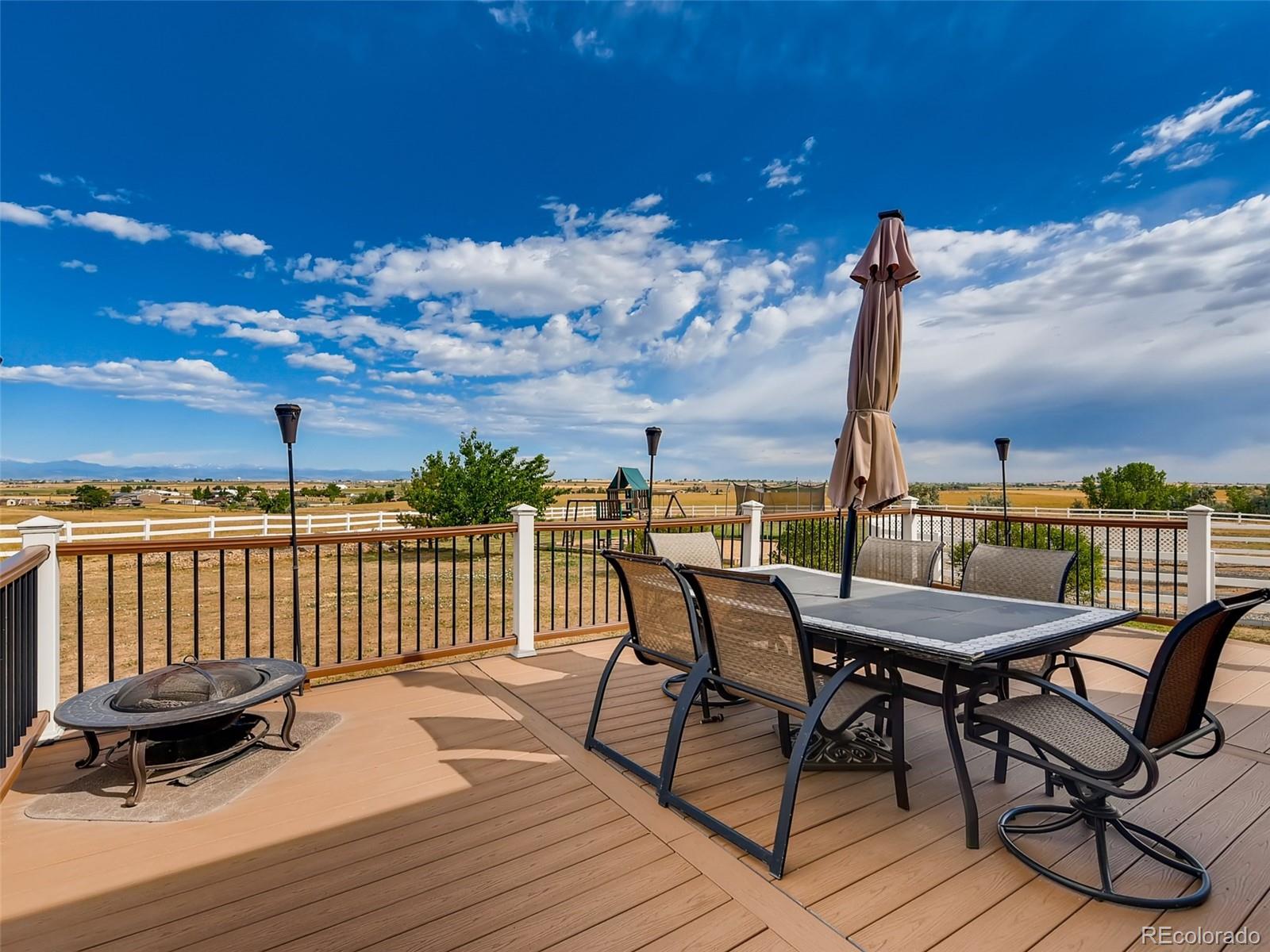8209 County Road 2 Brighton, CO 80603 - Photo 17 of 40 a view of a terrace with furniture