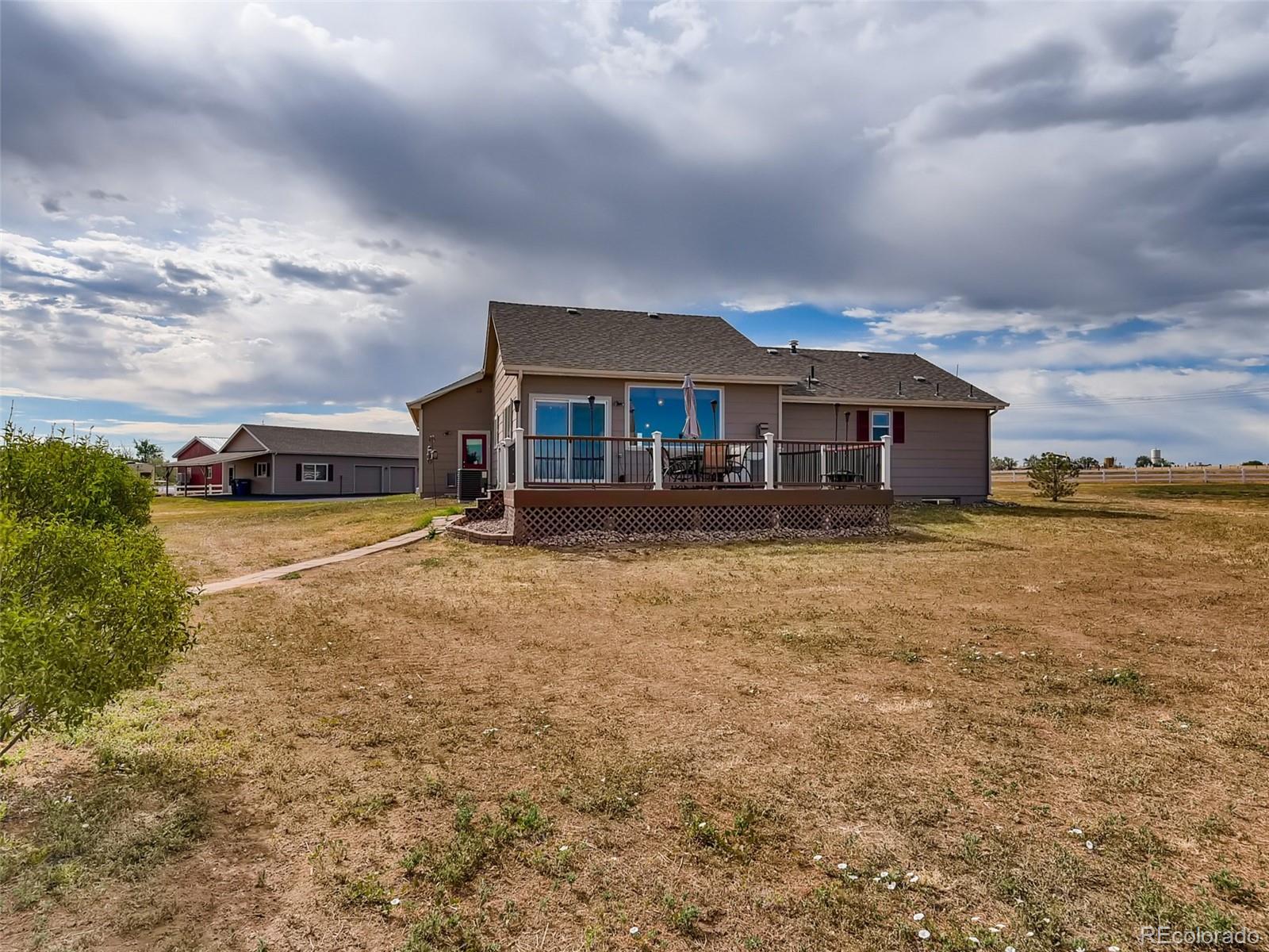 8209 County Road 2 Brighton, CO 80603 - Photo 20 of 40 a view of a house with a yard