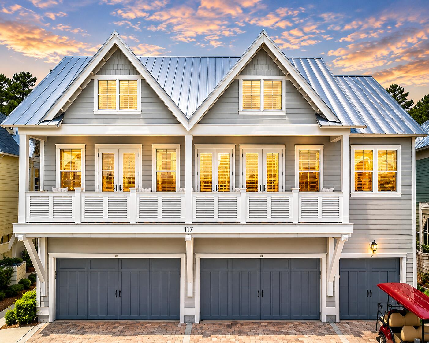 117 West W Pine, Unit C Inlet Beach, FL 32461 - Photo 1 of 45 a front view of a house with a yard